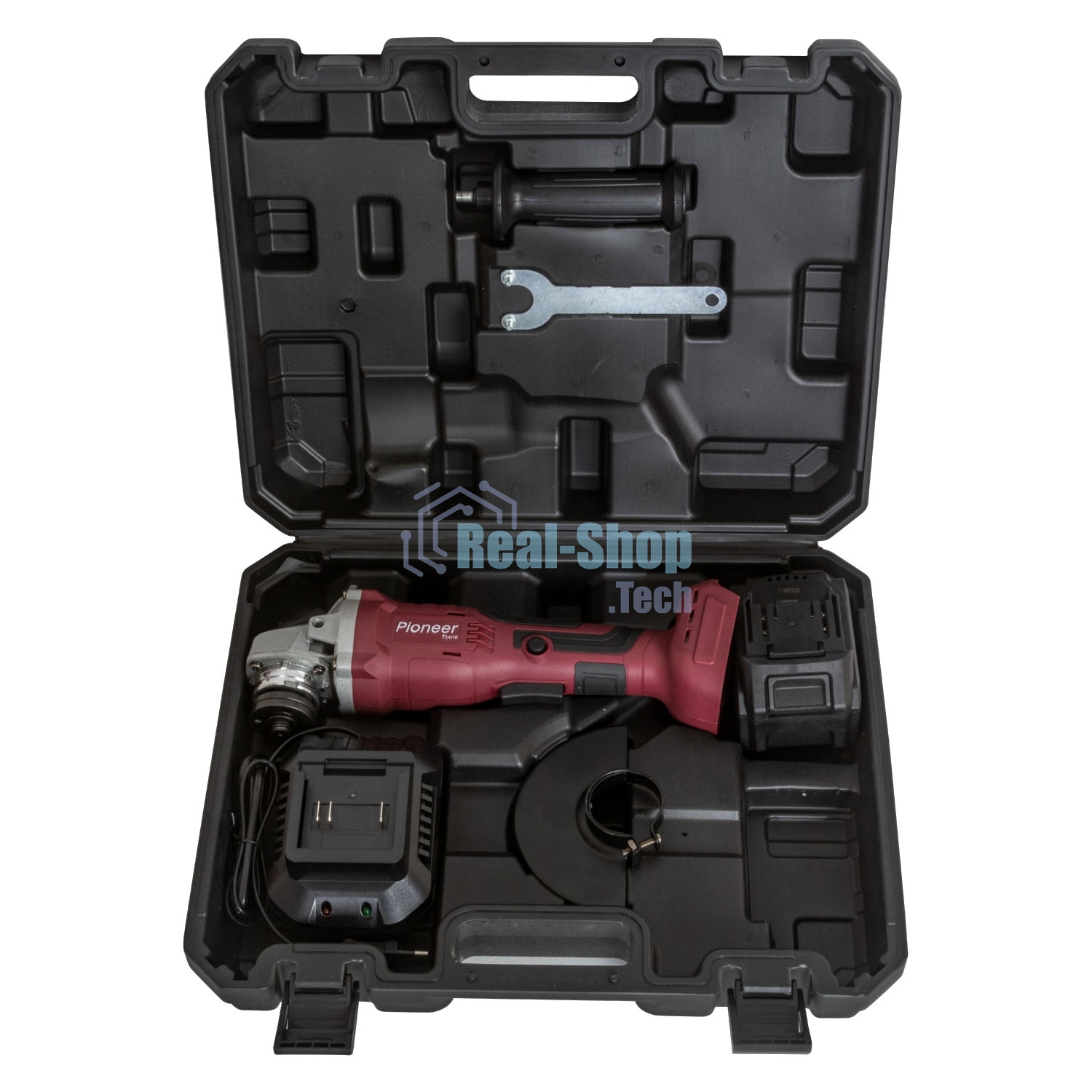 Угловая шлифовальная машина аккумуляторная Pioneer