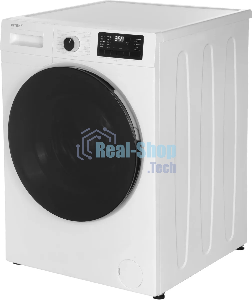 Стиральная машина Vitek VT-WFE9201 белый, загрузка фронтальная 10.5 кг, 1200 об/мин, класс A+++