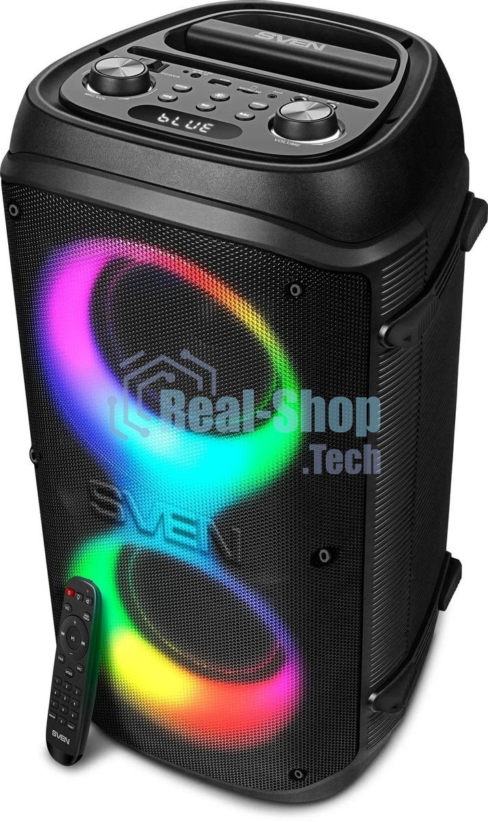 Колонка портативная SVEN PS-800 черный 100W 2.0 BT 10м 4400mAh