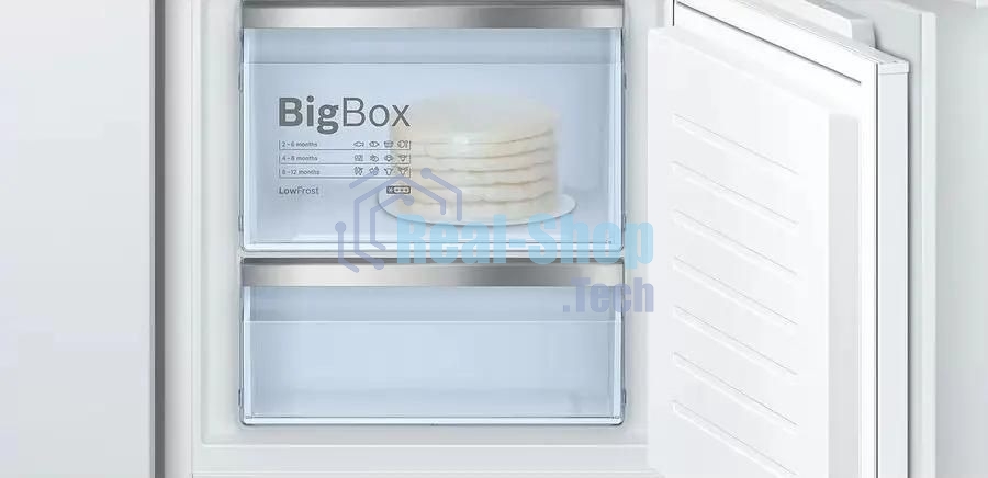 Холодильник Bosch KIS87AF30U белый (двухкамерный), встраиваемый