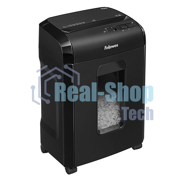 Шредер Fellowes Powershred 10M FS-4630601 DIN P-5, 2х15мм, 10лст., 19лтр., Safety Lock, с микрорезкой