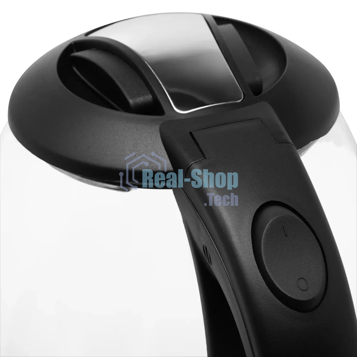 Чайник электрический Starwind SKG2051 1.8л. 1800Вт черный/серебристый (корпус: стекло)