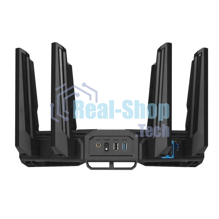 Маршрутизатор ASUS GT-BE19000, черный/красный, 90IG0850-MO9A0V