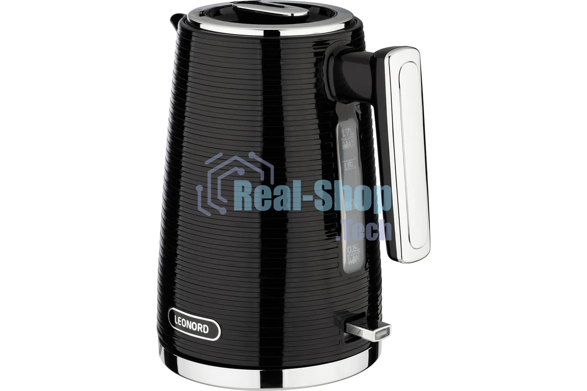 Чайник электрический LEONORD LE-1520 1,7 л, 2200 Вт, пластик, черный