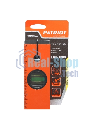Уровень PATRIOT LRP-1000, магнитный, алюминиевый фрезерованный, усиленный, 1000мм