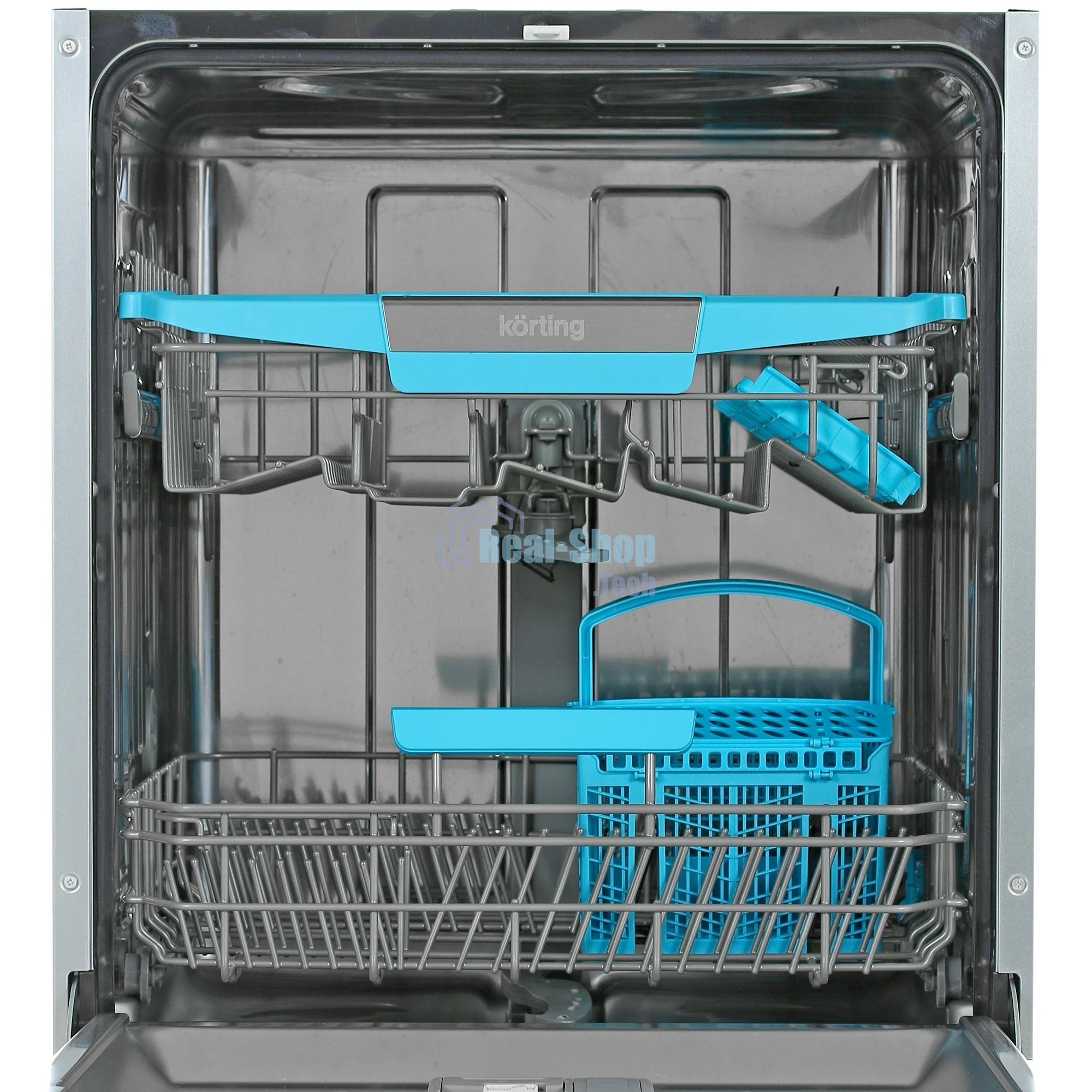 Встраиваемая посудомоечная машина Korting KDI 60140, нержавеющая сталь, 59.8 см, 14 компл., 49 дБ, класс A++