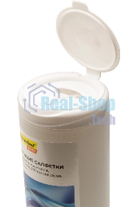 Салфетки Silwerhof DAILY для экранов мониторов/плазменных/ЖК телевизоров/ноутбуков туба 100шт влажных