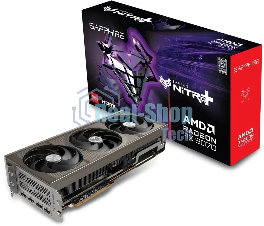 Видеокарта Sapphire PCI-E 5.0 11349-01-20G NITRO+AMD RADEON RX 9070 OC AMD Radeon RX 9070 16Gb 256bit GDDR6 2210/20000 HDMIx2 DPx2 HDCP Ret