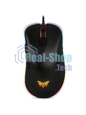 Мышь проводная Crown CMGM-904 черный, 7000 dpi, USB, кнопки - 7