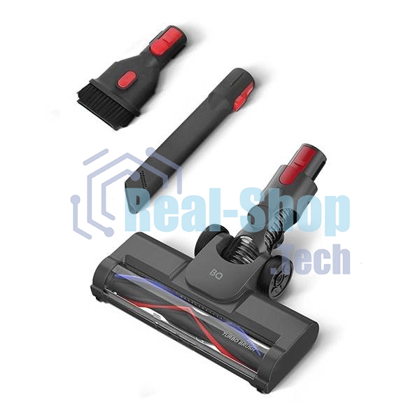 Пылесос вертикальный/ручной BQ VC0801H серый, питание от аккумулятора, 50 Вт, уборка сухая, пылесборник 0.6 л, работа от АКБ max 40 мин.