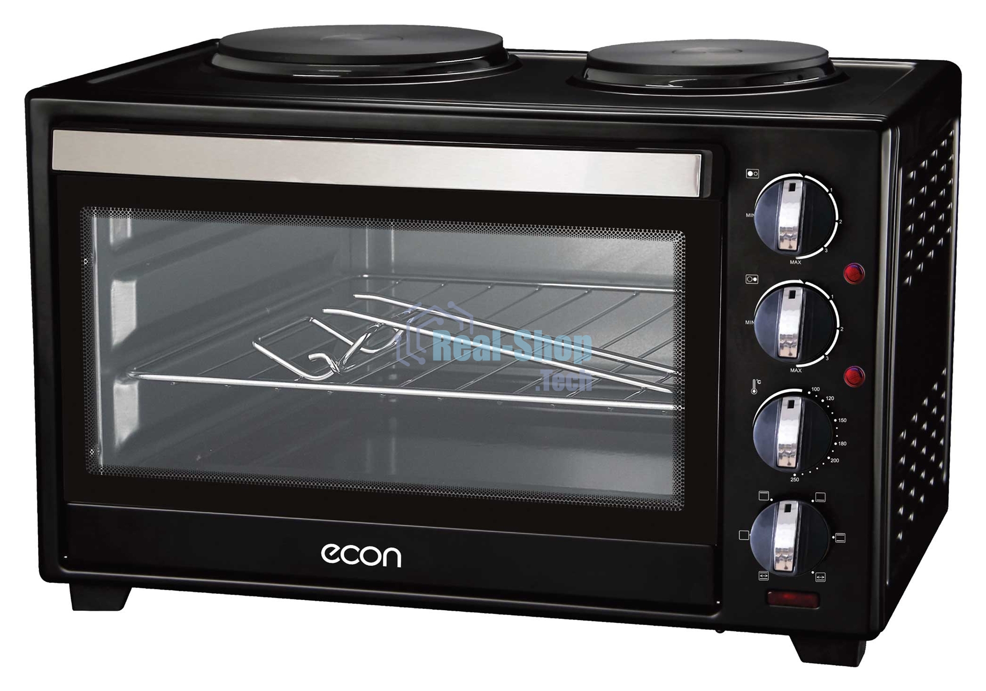 Мини-печь ECON ECO-GP3222MO 32 л, 1600 Вт, черный