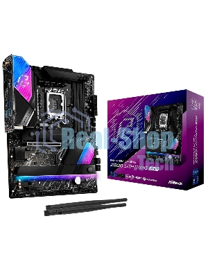 Материнская плата ASRock Phantom Gaming Z890 LIGHTNING WIFI, LGA 1851, Intel Z890, 4xDDR5, 4xSATA, 4xM.2, 1xPCIe 5.0 x16, 1xPCIe 4.0 x4, 1xUSB-C Thunderbolt 4, 2xUSB-A 3.2 Gen 2, 4xUSB-A 3.2 Gen 1, 1xHDMI, 1x2.5Gb LAN, 5x3.5 мм, 7.1, ATX