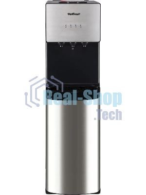 Кулер для воды Hotfrost V400AS, нижняя загрузка, нагрев 90 °С, охлаждение 10 °С, серебристый/черный