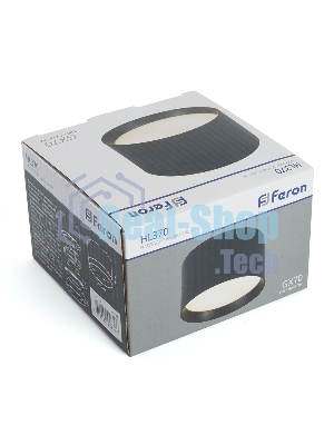 Светильник Feron HL370 ДПО-25w GX70 без лампы черный