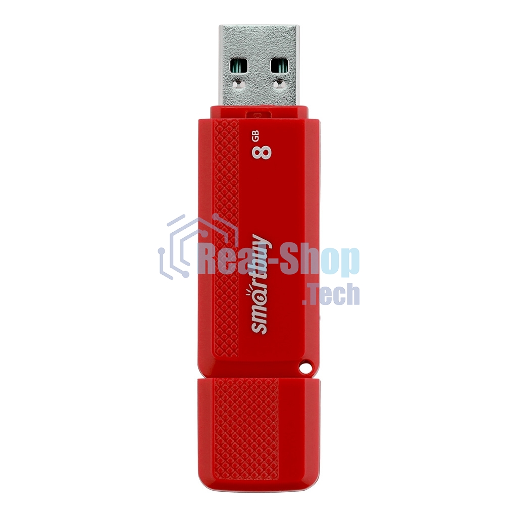 Флешка USB R/W Smartbuy 8Gb DOCK RED(Smartbuy 8Gb DOCK RED)