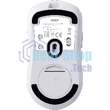 Мышь беспроводная/проводная Acer OMR401 белый, 12000 dpi, радиоканал, Bluetooth, USB, кнопки - 5