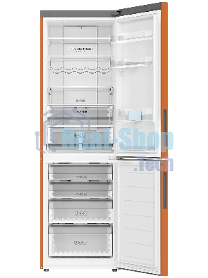 Холодильник Haier C2F636CORGU1 оранжевый двухкамерный 256/108 л морозилка снизу, No Frost