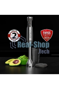 Блендер погружной Polaris PHB1591L Silent 1500 Вт, погружной, серебристый/черный