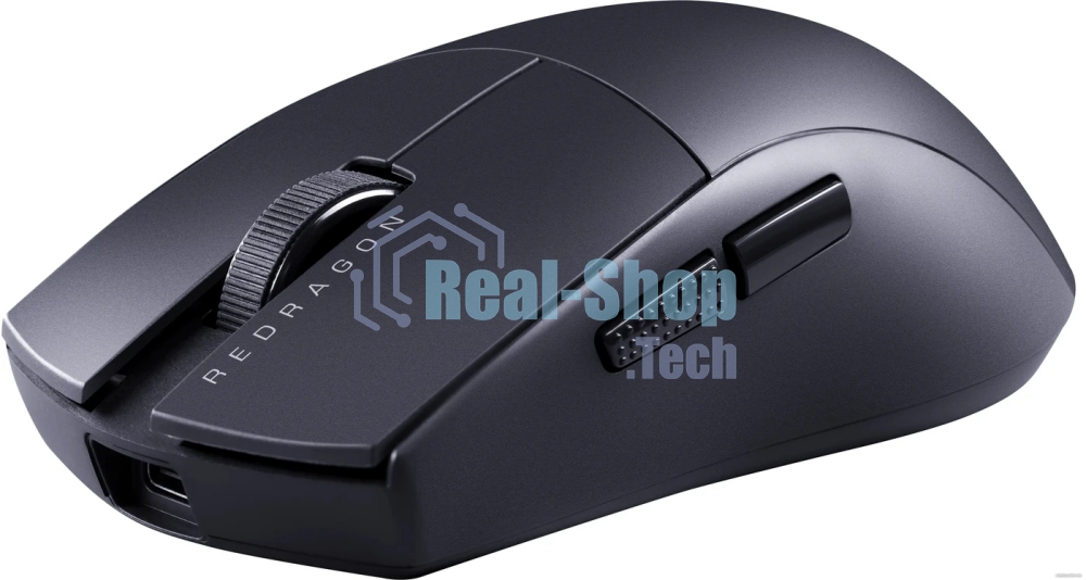 Мышь беспроводная Defender Redragon K1ng 4K Pro черный, 26000 dpi, радиоканал, Bluetooth, USB, кнопки - 5