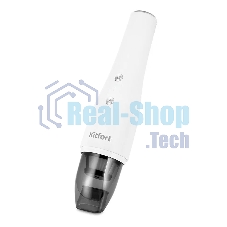 Пылесос ручной Kitfort КТ-5159 белый, питание от аккумулятора, 70 Вт, уборка сухая, пылесборник 0.15 л, работа от АКБ 12 мин.