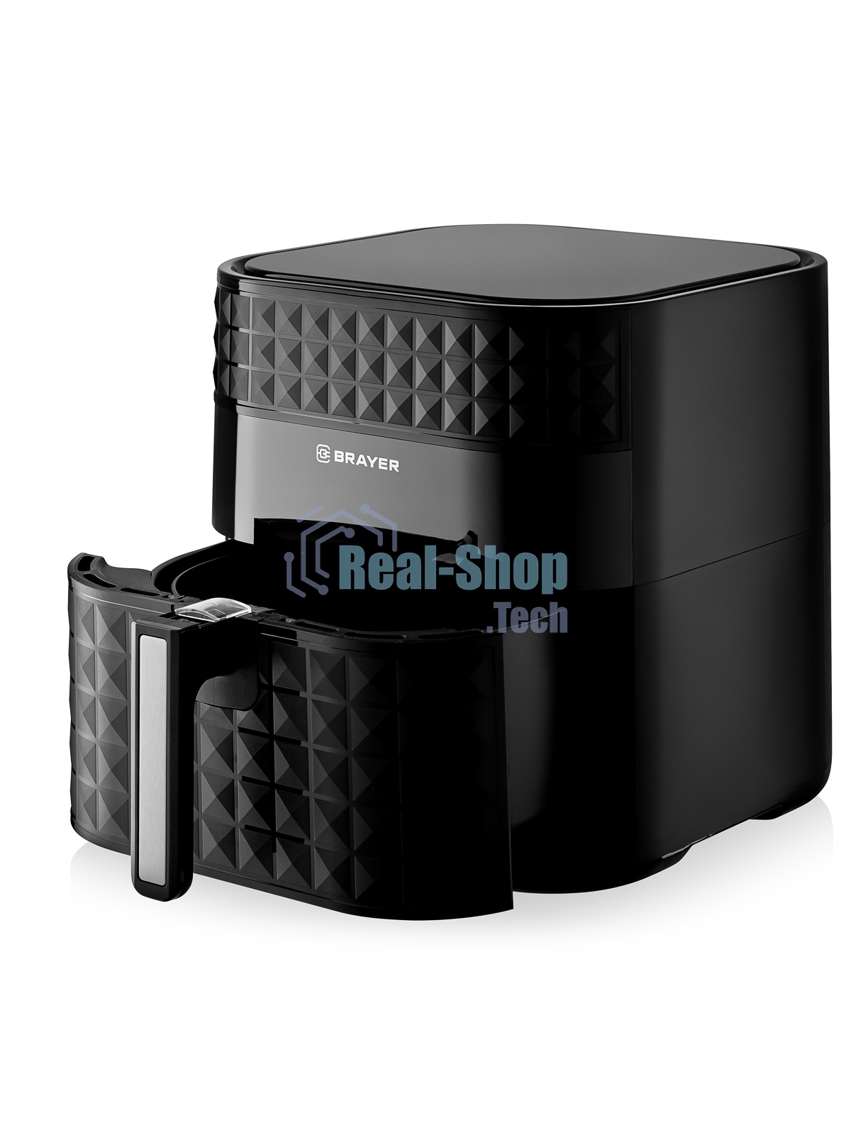 Аэрогриль BRAYER BR2035 черный, 1800 Вт, 6 л, упр. - сенсор, программ - 7