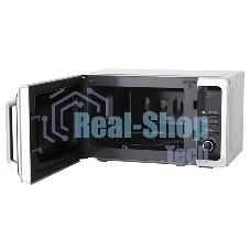 Микроволновая печь Sharp R2852RSL серебристый, 20 л, 800 Вт, переключатели - кнопки/поворотный механизм