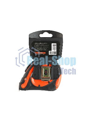 Рулетка PATRIOT MTA-7, автостоп, ударопрочный корпус, обрезиненная, 7,5м