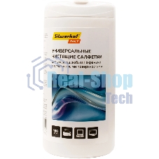 Салфетки Silwerhof DAILY универсальные туба 100шт влажных