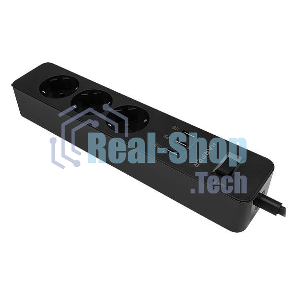 Удлинитель с USB зарядкой HARPER UCH-315 черный