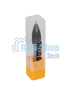 Борфреза по металлу Denzel твердосплавная, параболическая заостренная, тип-G, 12 мм