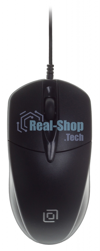 Мышь проводная Oklick 275M черный, 1000 dpi, USB, кнопки - 3