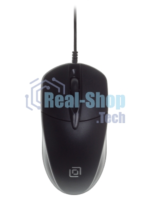 Мышь проводная Oklick 275M черный, 1000 dpi, USB, кнопки - 3