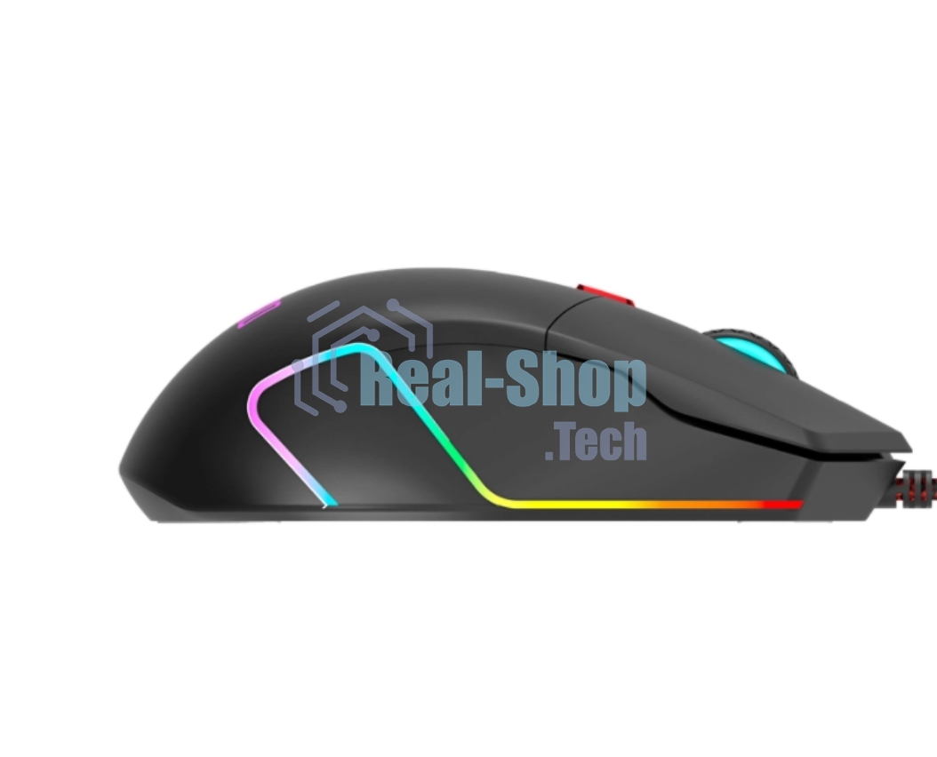 Мышь проводная Acer Nitro OMW301 черный, 7200 dpi, USB, кнопки - 6