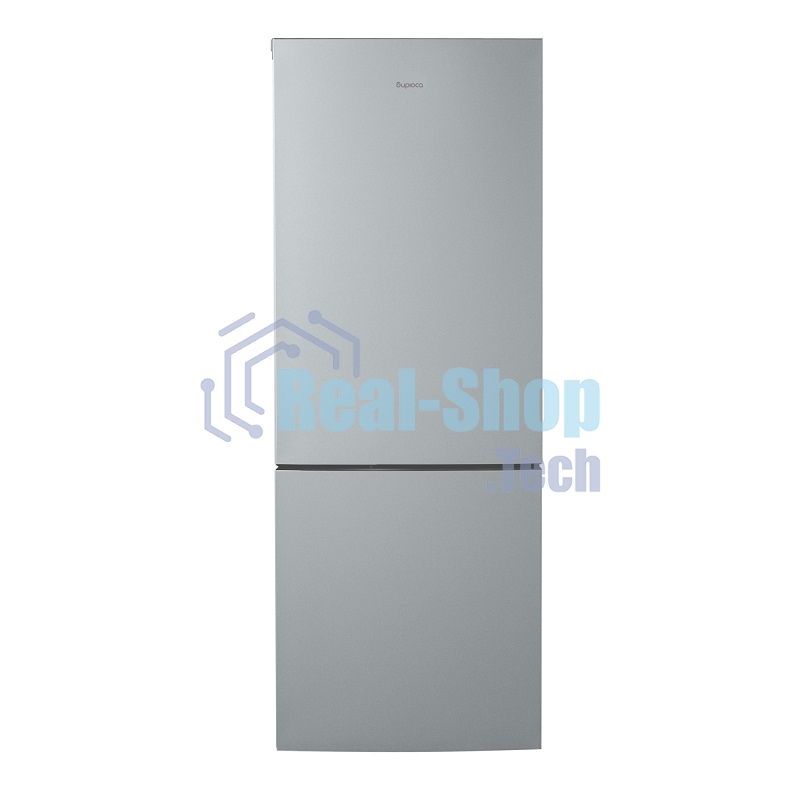 Холодильник Бирюса М6134 металлик двухкамерный 210/85 л морозилка снизу, автоматическое оттаивание
