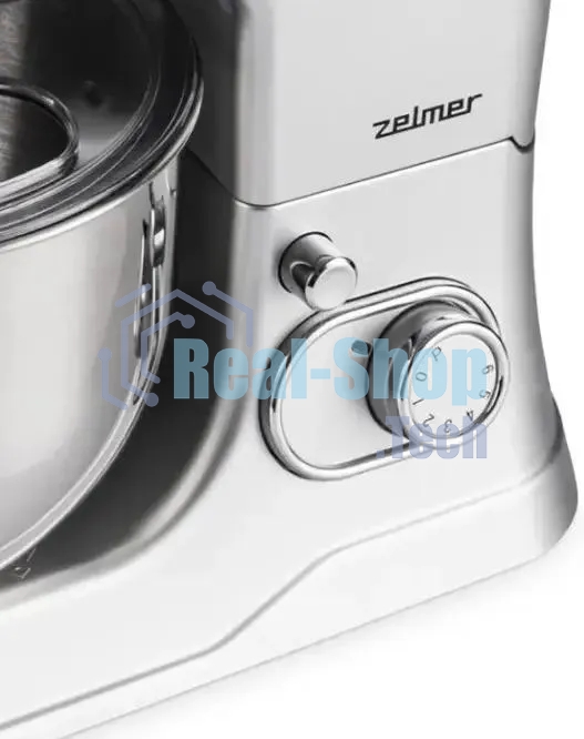 Миксер планетарный ZELMER ZKR1360 серебристый, 1200 Вт