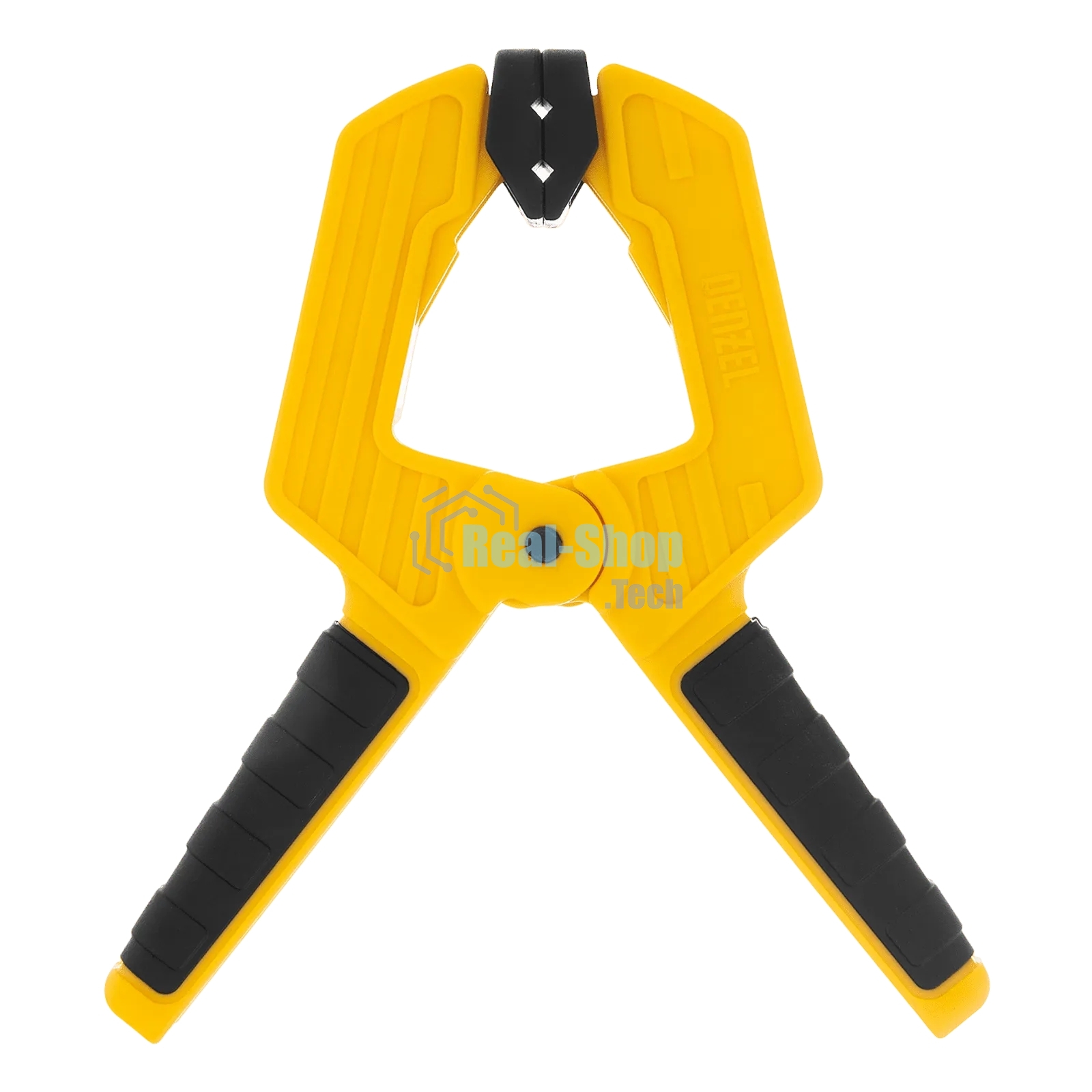 Струбцина клещеобразная Denzel усиленная 50 х 35 мм, двухкомпонентные рукоятки