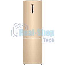Холодильник Haier CEF538CGG золото двухкамерный 263/105л морозилка снизу, No Frost