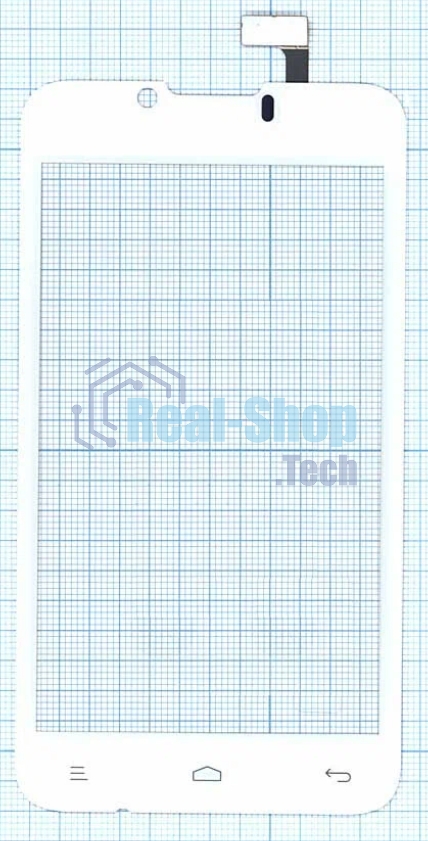 Сенсорное стекло (тачскрин) для Fly IQ441 Radiance, белое