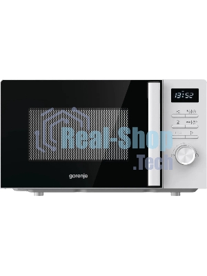 Микроволновая печь Gorenje MO20A3WH белый, 20 л, 800 Вт, переключатели - кнопки, поворотный механизм