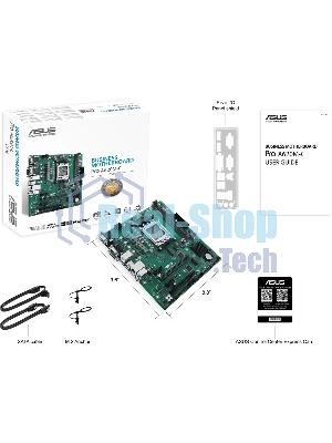Материнская плата ASUS Pro A620M-C-CSM, AM5, AMD A620, 2xDDR5, 4xSATA, 2xM.2 PCIe 4.0 x4, 1xPCIe 4.0 x16, 2xPCIe x1, 1xRJ45 1GbE, 1xUSB 3.2 Gen 2, 3xUSB 2.0, 1xUSB-C 3.2 Gen 2, 1xDVI-D, 1xDP, 1xHDMI, 1xVGA, 3x3.5 мм, 7.1, mATX