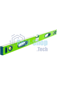 Уровень Сибртех алюминиевый УСМ-0,5-800, фрезерованный, 3 глазка, магнитный, рукоятки, 800 мм