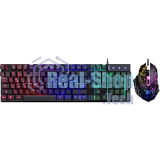 Комплект клавиатура+мышь Defender Nord GS-959 проводной, USB, 2400 DPI, чёрный