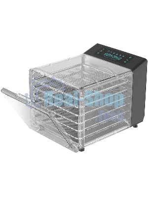 Сушка для фруктов и овощей Hyundai HYFD-8800 12под. 600 Вт, черный