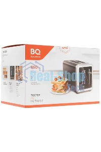 Тостер BQ T4002, 850 Вт, 7 степеней поджаривания, стальной/черный