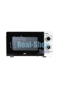 Микроволновая печь JVC JK-MW121M белый, 20 л, 700 Вт, переключатели - поворотный механизм