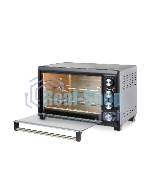 Мини-печь Hyundai MIO-HY076 45л. 2000Вт серебристый/черный