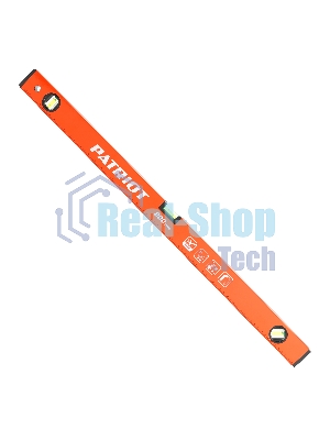 Уровень PATRIOT LRP-800, магнитный, алюминиевый фрезерованный, усиленный, 800мм