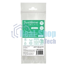 Стяжка кабельная SE IMT10025W 100х2.5 белый (уп. 100 шт)