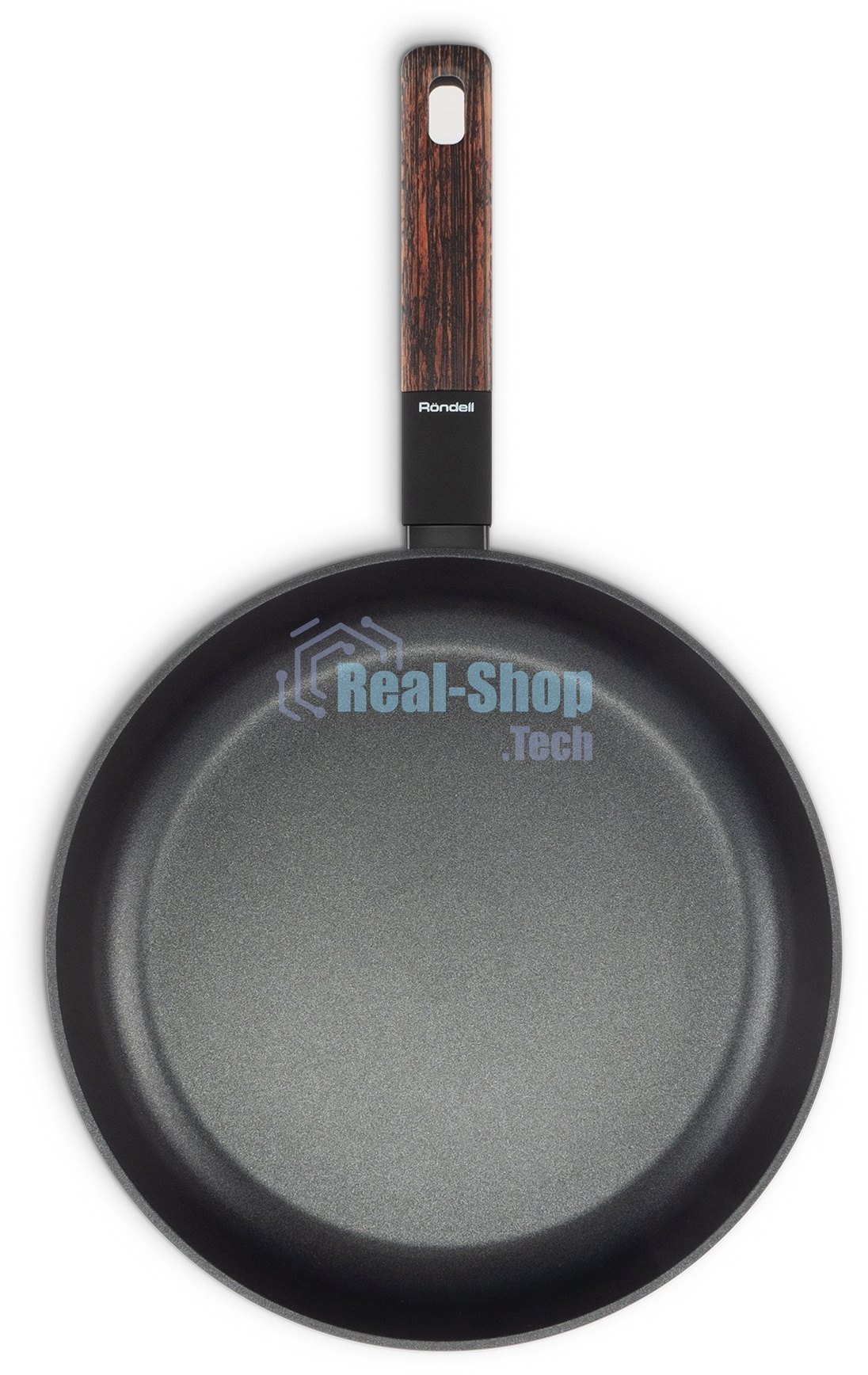 Сковорода Rondell Walnut RDA-1942 круглая 28 см, покрытие: антипригарное ручка несъемная (без крышки) черный