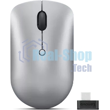 Мышь беспроводная Lenovo 540 светло-серый, 2400 dpi, радиоканал, USB-C, кнопки - 4